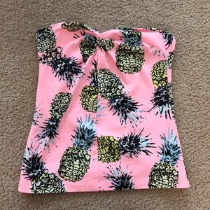 Pineapple tube top